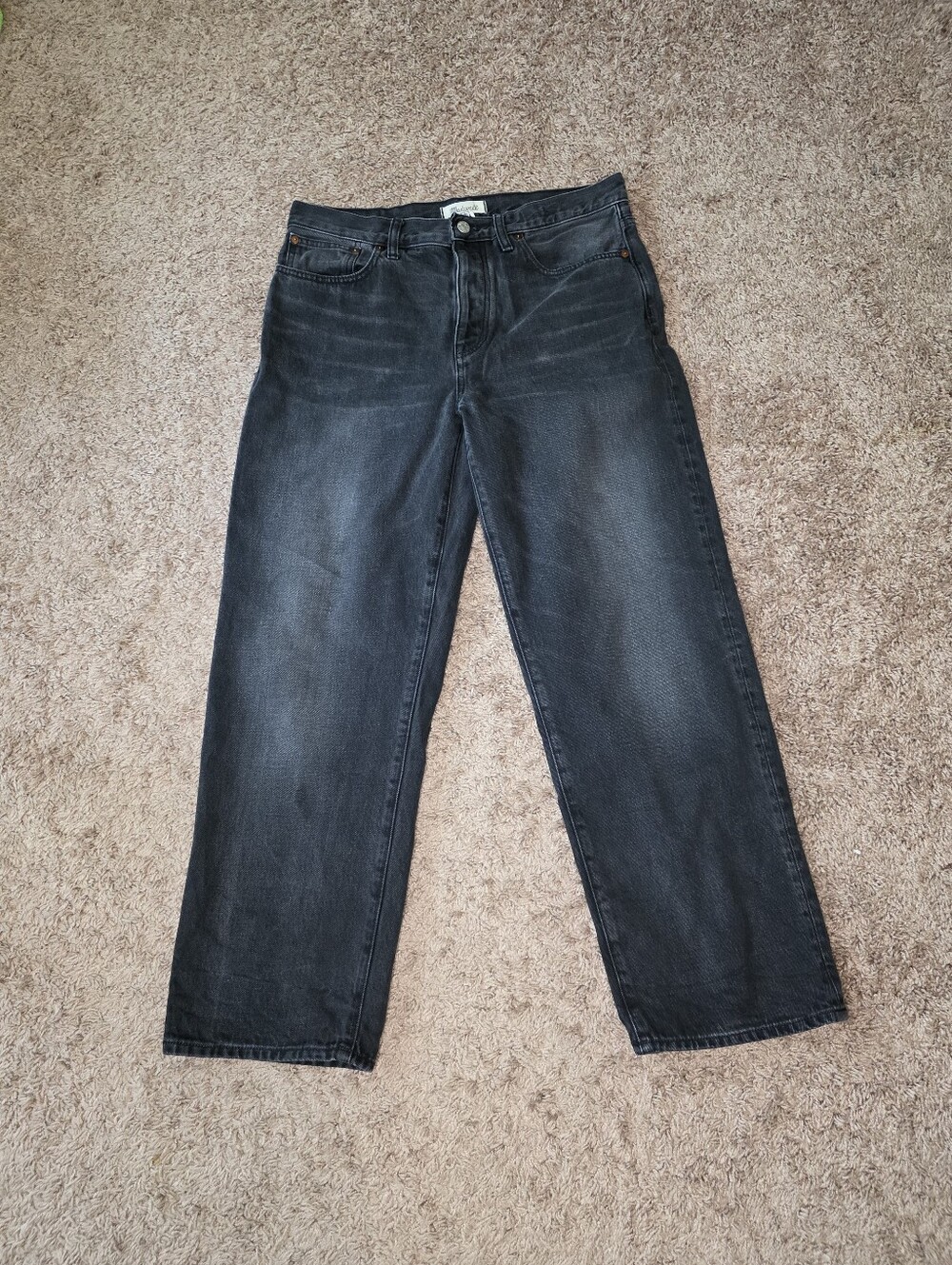 Madewell Low Slung Straight Jeans Kent Wash Size 29 - Picture 4 of 13